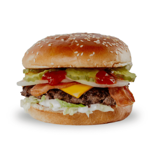 Enjoy a Bacon Cheeseburger from Beefaroo