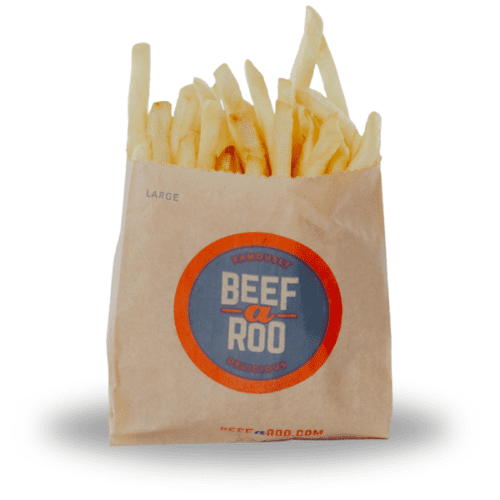 Enjoy french fries at beefaroo